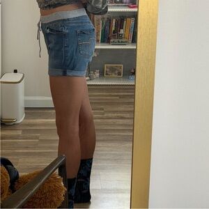 Justice Light Blue Denim Shorts